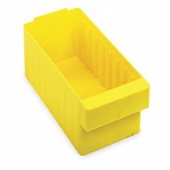 QUANTUM STORAGE SYSTEMS Drawer Bin Yellow Polystyrene 4 5/8 in, 2KWD3