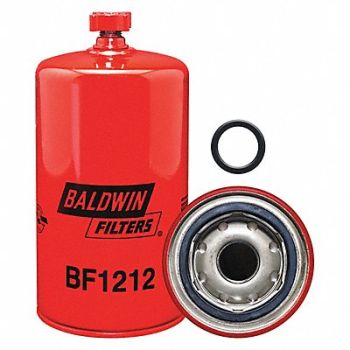 BALDWIN FILTERS Fuel Filter 7-7/16 x 3-11/16 x 7-7/16 In, 2KXR4