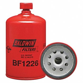 BALDWIN FILTERS Fuel Filter 5-11/16 x 3-1/32 x 5-11/16In, 2KXU7