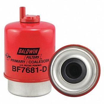 BALDWIN FILTERS Fuel Filter 5-7/32 x 3-9/32 x 5-7/32 In, 2KYK5