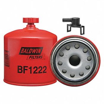BALDWIN FILTERS Fuel Filter 5-1/4 x 4-9/32 x 5-1/4 In, 2KZC9