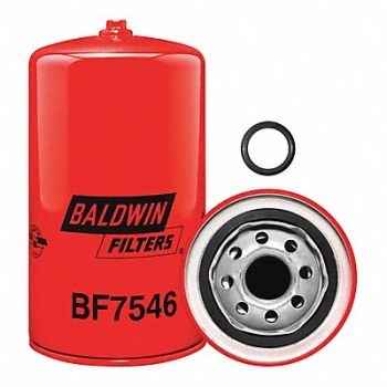 BALDWIN FILTERS Fuel Filter 6-31/32x3-11/16x6-31/32 In, 2KZD3