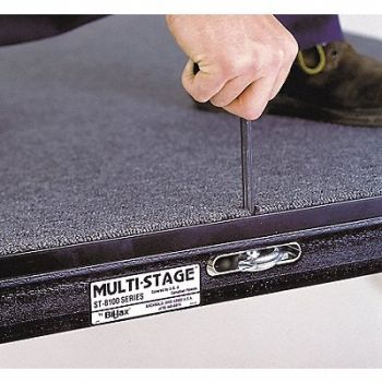 BIL-JAX Carpeted Port. Stage Package 60 x 60 Ft., 2LAE9