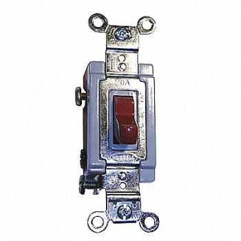 HUBBELL Wall Switch 120/277V 15A 3-Position, 2LBU8