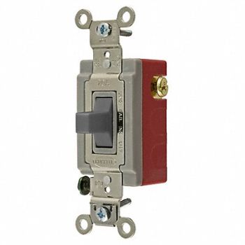 HUBBELL Wall Switch 120/277V 20A 3-Position, 2LBU9