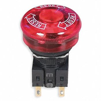 OMRON STI E-Stop Push Button 16mm NC Red, 2LCB4