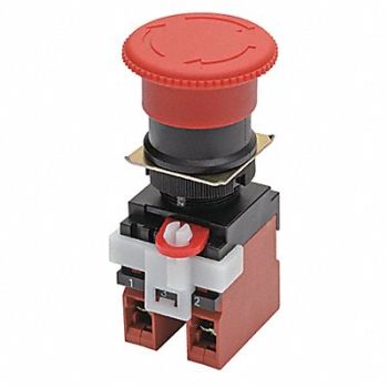 OMRON STI E-Stop Push Button 22mm NO/NC Red, 2LCC1