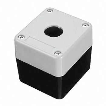 OMRON STI Pushbutton Enclosure 2.67 in 1 Hole, 2LCC2