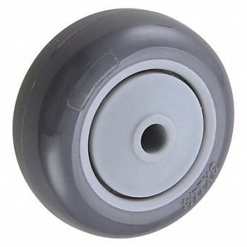 GRAINGER APPROVED PUR Tread on Plastic Core Wheel, 2LE95
