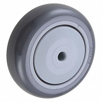 GRAINGER APPROVED PUR Tread on Plastic Core Wheel, 2LE99
