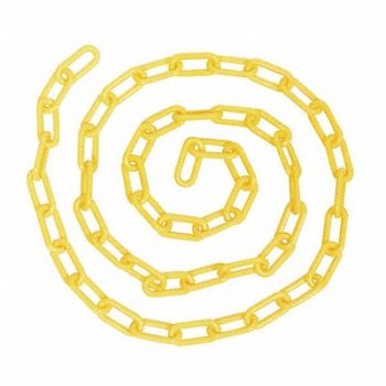 TOUGH GUY Plastic Chain 240 Yellow, 2LEB3