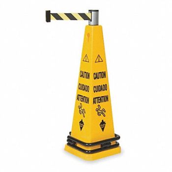 TOUGH GUY Barricade Cone System 36 in H English, 2LEC8