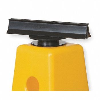 TOUGH GUY Sign Holder Black Plastic 1 7/8 in H, 2LED2