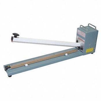 GRAINGER APPROVED Poly Bag Sealer Countertop Mount Hand Op, 2LED8
