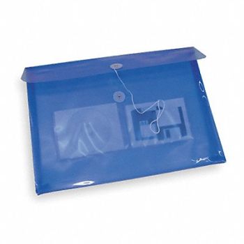 GRAINGER APPROVED Envelope Side Open Legal Blue PK5, 2LJW5