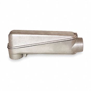 HUBBELL KILLARK Conduit Outlet Body Aluminum LB, 2LLE5