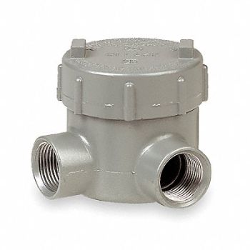 HUBBELL KILLARK Conduit Outlet Body Aluminum L, 2LLU4