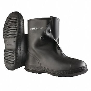 DUNLOP Overboot Men s 5 to 6-1/2 PR, 9GE10
