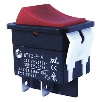 POWER FIRST Rocker Switch SPST 2 Connections, 2LNA5
