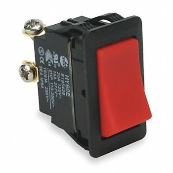 POWER FIRST Rocker Switch SPST 2 Connections, 2LNA6