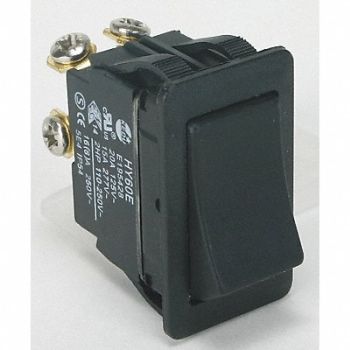 POWER FIRST Rocker Switch DPST 4 Connections, 2LNF3