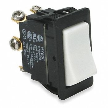 POWER FIRST Rocker Switch DPDT 6 Connections, 2LNH1