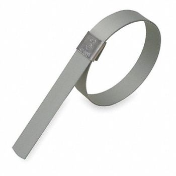 BAND-IT Band Clamp 5/8 W 2 1/2 Max OD PK10, 2LPD9