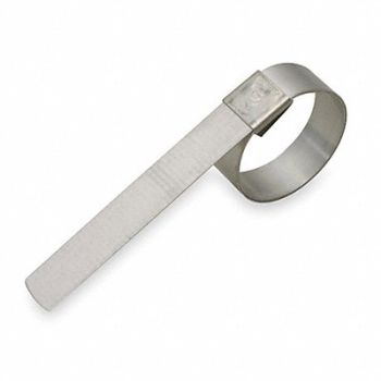 BAND-IT Band Clamp 5/8 W 1 1/4 Max OD PK10, 2LPF7