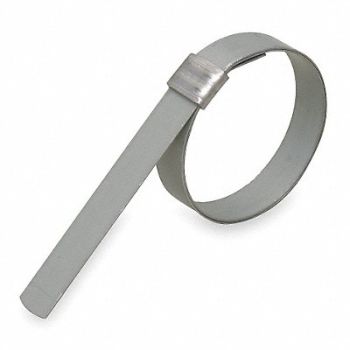 BAND-IT Band Clamp 5/8 W Lip-Lock 2 1/4 OD PK24, 2LPJ3
