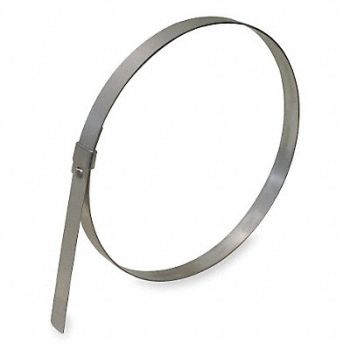 BAND-IT Band Clamp 3/4 W Slotted-Lock PK8, 2LPL8