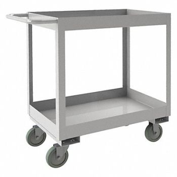 GRAINGER APPROVED Metal Shelf Cart 1 200 lb SS, 2LPP1