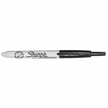 SHARPIE Permanent Marker Black Ultra Fine PK2, 2LTF8