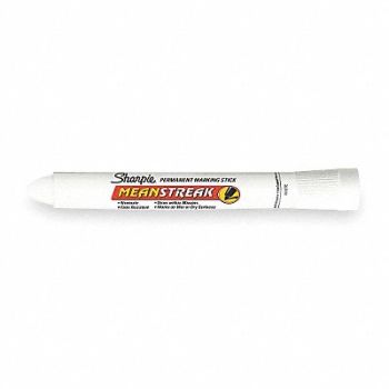 SHARPIE D7948 Permanent Marking Stick Whte Bullet PK12, 2LTH8