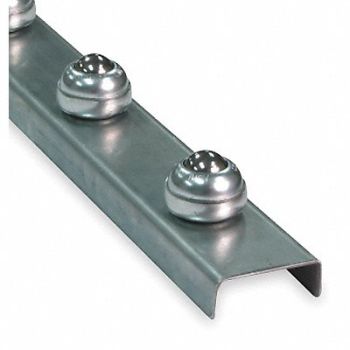 ASHLAND CONVEYOR FlwRail BallTransfer 2-1/2In.x10 ft Stud, 2WGY3