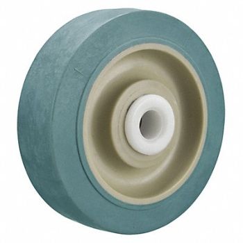 GRAINGER APPROVED Nonmark RBBR Tread Plastic Core Wheel, 2LU53