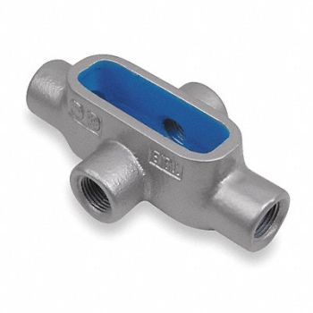 THOMAS BETTS Conduit Outlet Body Iron Trd Sz 2in, 2LUU3