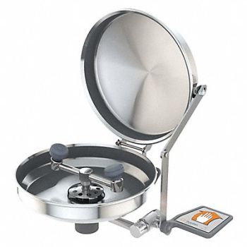 GUARDIAN EQUIPMENT Eyewash Station w/Cover Wall SS 15-5/8 W, 2LVH7