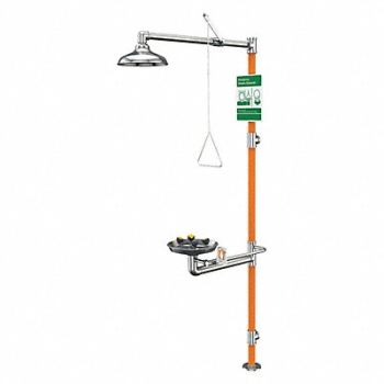 GUARDIAN EQUIPMENT Drench Shower With Face/Eyewash 96 in H, 2LVL9