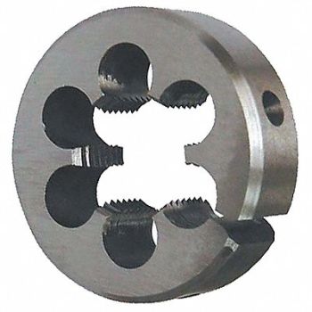 WESTWARD Rd Adjustable Die CS 1/4-28 1-1/2 In OD, 2LVZ6