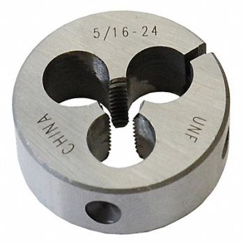 WESTWARD Rd Adjustable Die CS 5/16-24 1-1/2 In OD, 2LVZ8