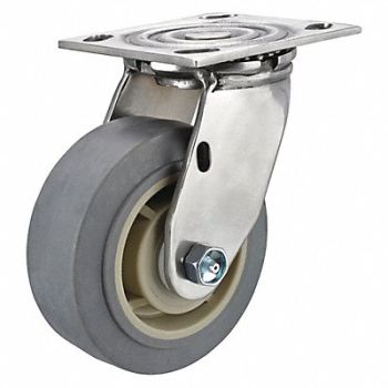 GRAINGER APPROVED Standard Plate Caster Swivel 500 lb., 2LY26
