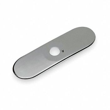 CHICAGO FAUCETS Trim/Cover Plate Chrome 10 L 2-3/4 W, 2LYH6