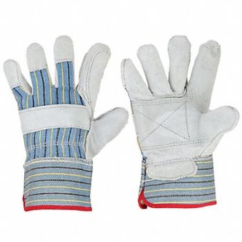 CONDOR D1573 Leather Gloves Split/Double L, 2AH54