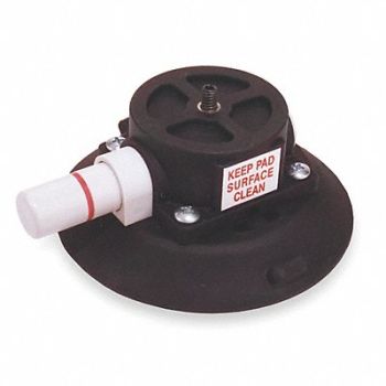 WOOD S POWR-GRIP Suction Cup Mount 4.5 Dia 1/4-20x3/8, 2MDE9