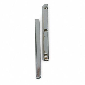 GRAINGER APPROVED Latch Guard Chrome 7 x 5/8 In., 2MDH4