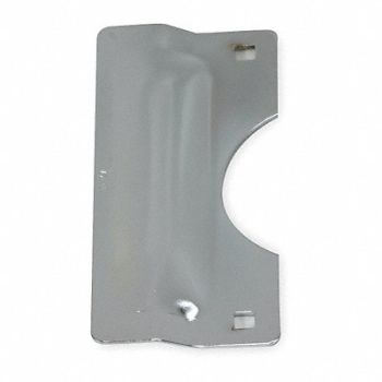 GRAINGER APPROVED Door Latch Guard Chrome 7 x 3 In., 2MDH6
