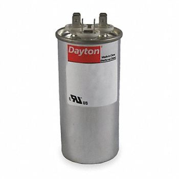 DAYTON Dual Run Capacitor 70/7.5 MFD 5 5/8 H, 6FLT7