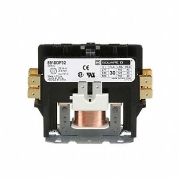 SQUARE D H2637 Dfinit Prpose Cntactr 480VAC 30A 2P Open, 2MMJ4