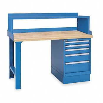 LISTA Workbench Butcher Block 72 W 30 D, 2MNP5