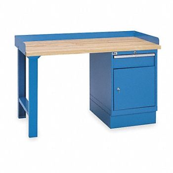 LISTA Workbench Butcher Block 72 W 30 D, 2MNP7